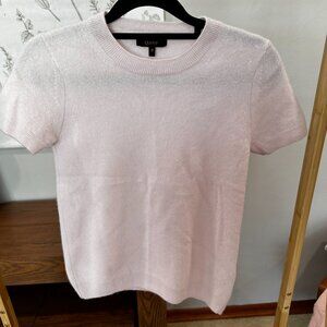 Quince 100% Cashmere Short Sleeve Sweater